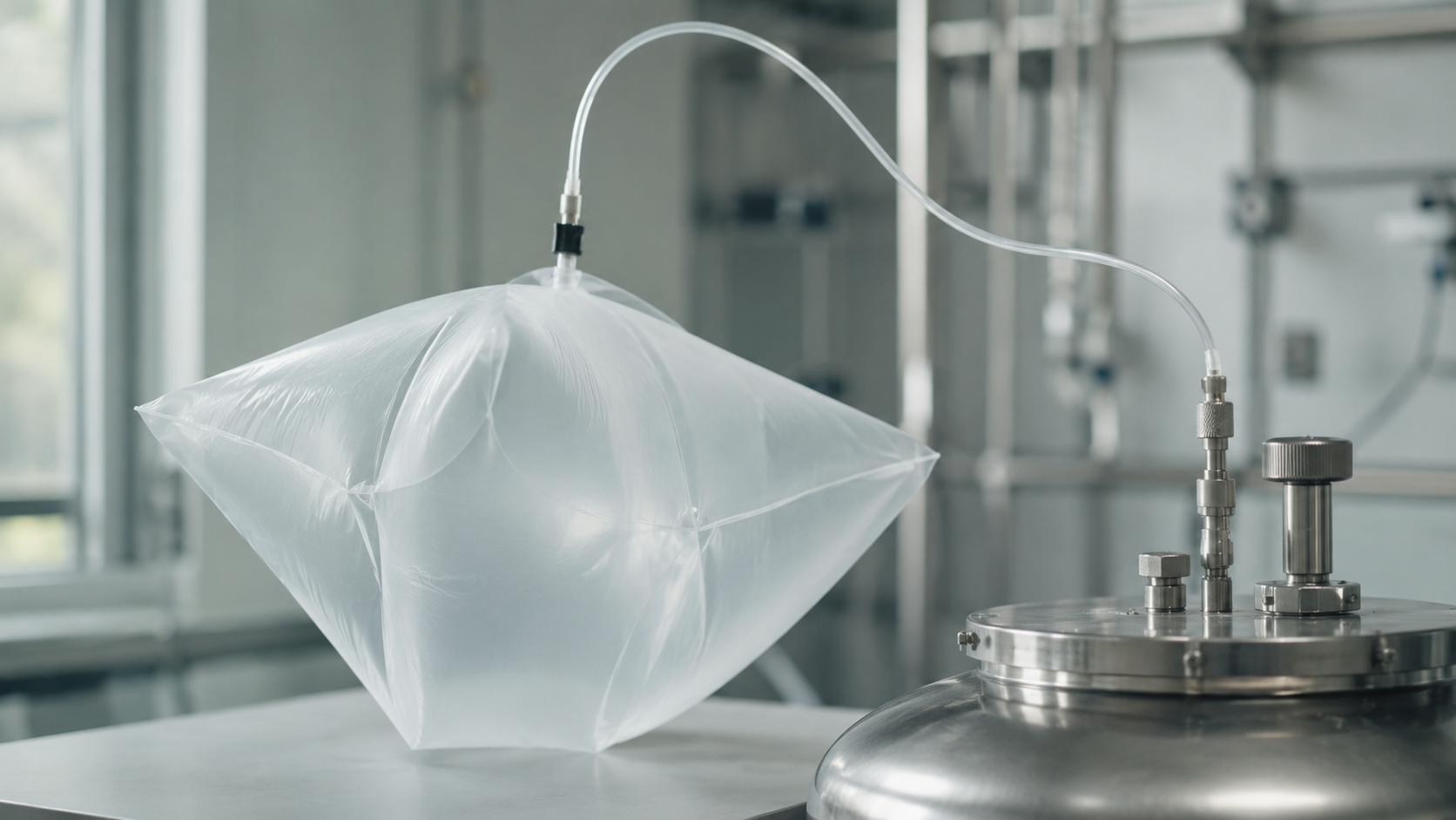 Gas sampling balloon on a stack platform
